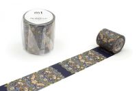 mt masking tape Morris &amp; Co. Strawberry Thief Indigo/Mineral (MTWILL26) / เทปตกแต่งวาชิ ลาย Morris &amp; Co. Strawberry Thief Indigo/Mineral แบรนด์ mt masking tape จากประเทศญี่ปุ่น