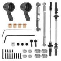 Upgrade Steel Gear Bridge Axle Gear Steering Cup Kit for MN D90 D91 MN99 MN99S 1/12 RC Car Spare Parts