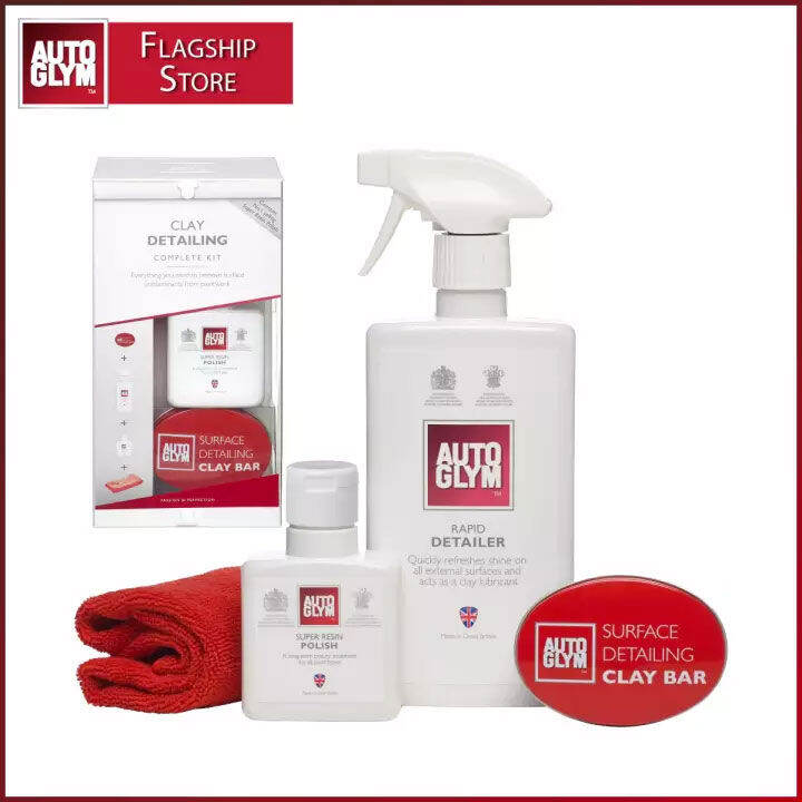 Autoglym Surface Clay Detailing Complete Kit (Worth RM366.40) Lazada