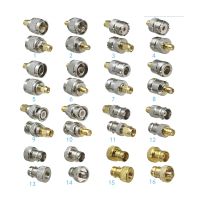 1pcs Connector SMA to UHF PL259 SO239 N BNC Male Plug amp; Female Jack RF Coaxial Adapter Wire Terminal Brass