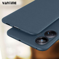 Vantime สำหรับ Realme 11 10 Pro+ 5G 10 Pro Plus 5G นุ่มหินทราย Ultra Thin Anti-เหงื่อลื่นด้านหลังเคสใส่โทรศัพท์