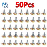 【CW】 50Pcs WH148 3pin 15mm B1K B2K B5K B10K B20K B50K B100K B250K B500K B1M Potentiometer 1K 5K 10K 20K 50K 100K 250K 500K 1M