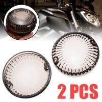 Mayitr 2Pcs Motorcycle Smoke Turn Signal Light Indicator Lens Cover For Yamaha V-Star 1100 Silverado 650 Road Star V-Max