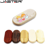 Hot JASTER โลโก้ที่กำหนดเอง Usb Flash Drive ไม้ของขวัญสร้างสรรค์ Pendrive 4GB 8GB 16GB ไดรฟ์ปากกา32G 64GB U Disk Memory Stick