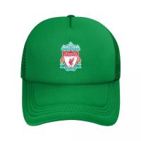 Liverpool Mens Mesh Back Structured Low Crown Snapback Adjustable Fit Cap