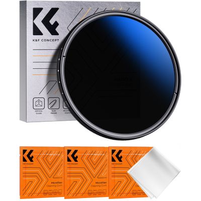 K F Concept 82mm ND2-ND400 (9 Stops) Unlimited Variable ND Filter Neutral Density Filter with 18 Layer Coated for Camera Lens