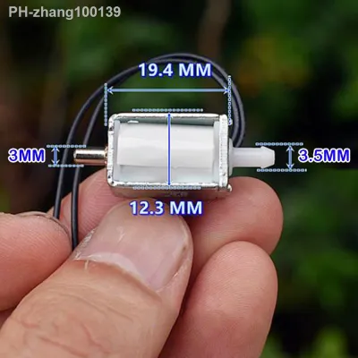 DC 5V Micro Electric Solenoid Valve N/C Normally Closed Air Release Valve 2-way Electric Control Valve Switch for Gas Valve