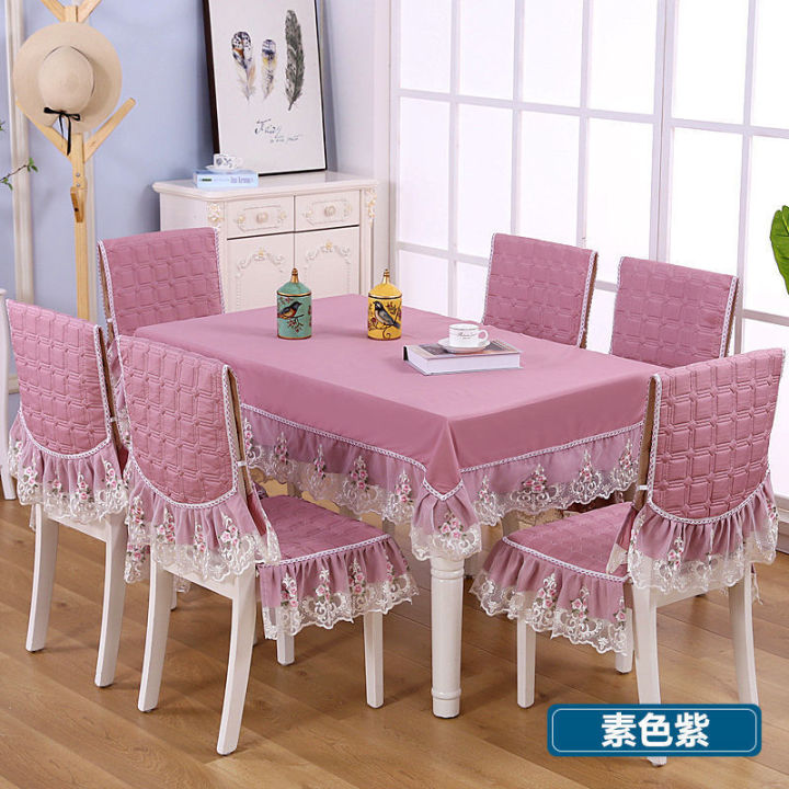hot-ผ้าปูโต๊ะ-เบาะรองเก้าอี้-ผ้าคลุมเก้าอี้-ผ้าคลุมเบาะเก้าอี้ในครัวเรือน-ผ้าคลุมเบาะโต๊ะอาหาร-ผ้าปูโต๊ะสี่เหลี่ยมกลม