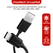Cáp sạc nhanh Micro USB CHOETECH, cáp dài 1.2m, PVC Cable -HÀNG CHÍNH HÃNG