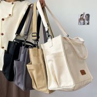Japanese Tote Bags For Women Simple Canvas Bag Ladies Handbags School Girls Book Bag Crossbody Bags For Women Top Handle Bags