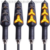 【CW】▪■  Motorcycle Turn Signals 12V Flasher Indicator Flowing Blinker Bendable Flashing Lights