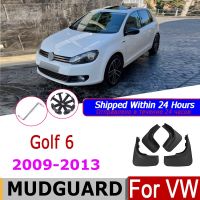 บังโคลนสำหรับ VW Volkswagens กอล์ฟ6 2009กอล์ฟ6 2013บังโคลนหน้าหลังชายบังโคลนกระเด็นอุปกรณ์เสริมรถยนต์2012 2011 2010