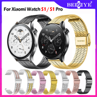 สายโลหะ for Xiaomi Watch S1 Pro ร์ทวอทช์ สายรัดสแตนเลสของ for Xiaomi Watch S1 สาย สร้อยข้อมือสายรัดข้ for Xiaomi S1 Pro