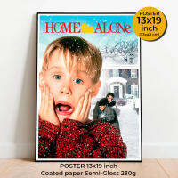 Home Alone Movie Poster 1990, 1992 Macaulay Culkin, Joe Pesci โปสเตอร์หนังเด็กแสบในยุค 90