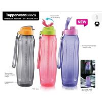 Tupperware ขวดทัปเปอร์แวร์ สลิม เป็นมิตรกับสิ่งแวดล้อม (3) 1.0 ลิตร 1000 มล. 2 ชิ้น พร้อมหลอด 1 ชิ้น ไม่มีหลอดTH