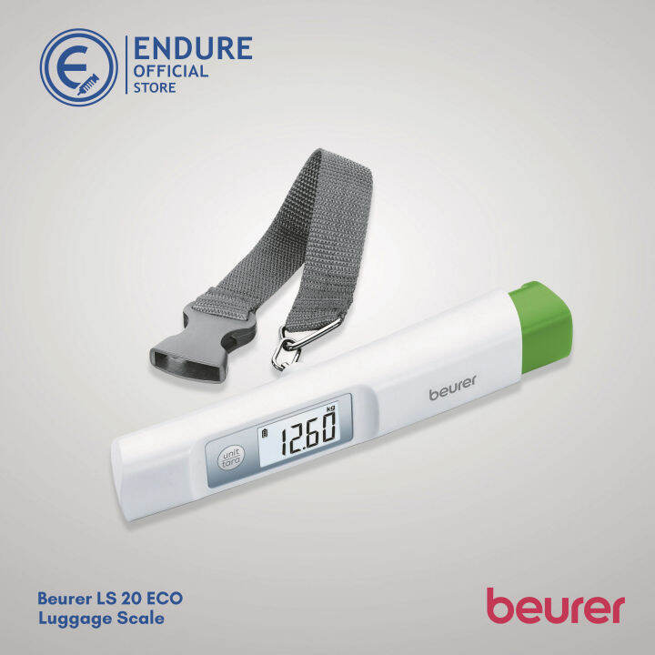 Beurer LS 20 ECO Luggage Scale Batteryfree luggage scale with dynamo