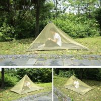 【LZ】▼  Camping Hammock with   Net Outdoor Campsite Fine Mesh Netting Tent Protection Keeps Bugs Out with Storage Bag