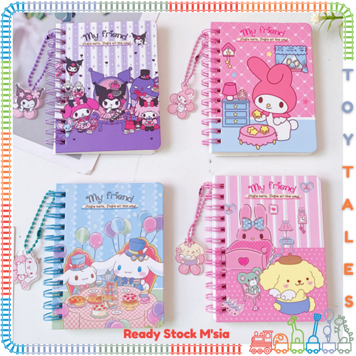 SANRIO STATIONERY Kids Cute Notebook Lined Buku Nota Cinnamoroll ...