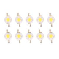 10 Pieces High Power 2 Pin 3W Warm White LED Bead Emitters 100-110Lm