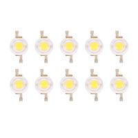 10 Pieces High Power 2 Pin 3W Warm White LED Bead Emitters 100-110Lm