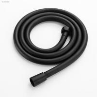 ☄♨ PVC High Pressure Silver Black Smooth Shower Hose For Bath Handheld Head Flexible 360° rotation