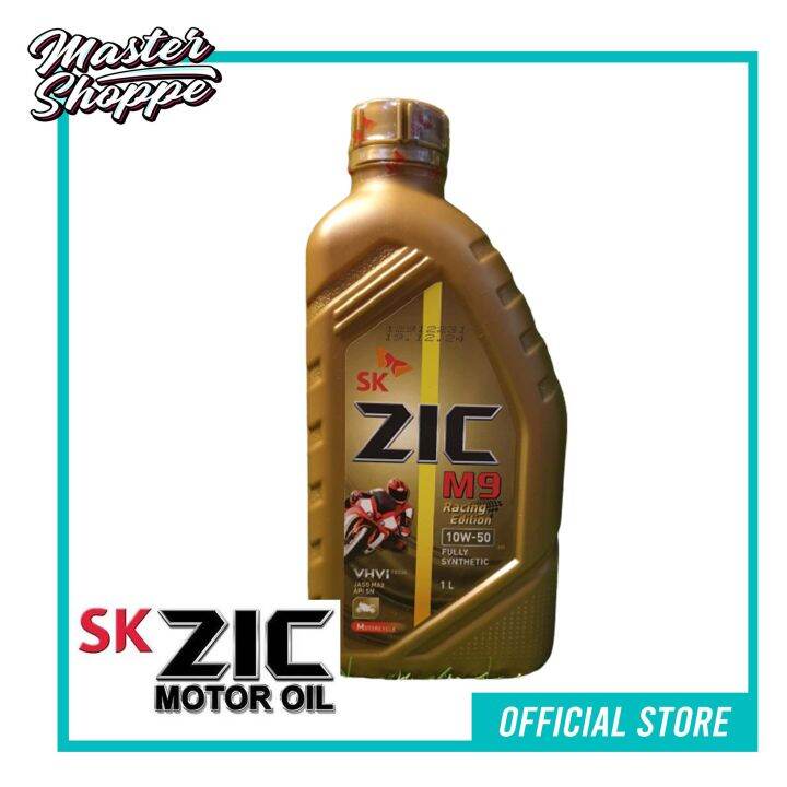SK ZIC M9 RACING EDITION 10W-50 FULLY SYNTHETIC 1 LITER | Lazada PH