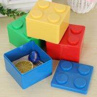 【jw】∈❒▽  New Plastic Storage Vanzlife Block Shapes Saving Superimposed Desktop Organizer