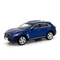 1:64 Scale Paudi Infiniti QX70 Blue Diecast รุ่นของเล่นขนาดเล็กรถยนต์พาหนะ