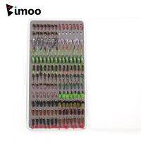 【hot】○□ Bimoo 147pcs/Box Dry Wet Nymph Fly Fishing Lures Bead Midge Larvae Stonefly Trout Grayling Baits