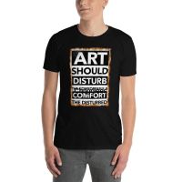 Art ควรรบกวนสบาย Comfort Disturbed Art Meme ศิลปิน Lover ของขวัญ Unisex เสื้อ T