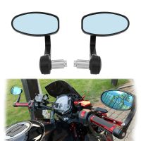 Motorcycle Rearview Side Mirrors 7/8 22mm Handle Bar End Hole Mirror For Yamaha MT-09 SP R1 FZ09 MT125 Speed Triple Street Bike