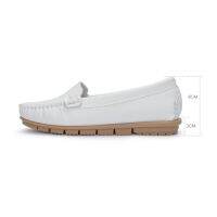 Fufa Market Womens Simple Casual Leather Shoes