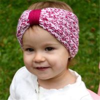 Warm Knit Winter Turban Autumn Headwear Accessories Baby Infant decor Cute Baby Woolen Hairband Knot Knited Ornaments headdress