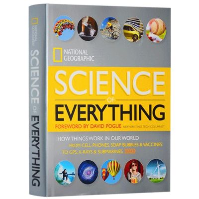 Uncover the secrets of life sciences English original National Geographic Science of everything American National Geographic Childrens Encyclopedia English childrens Enlightenment book