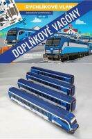 Rychlíkovévlaky-Dopl Aud KOV É Vag Ó NY/รถไฟความเร็วสูง Railjet OD (Viaggio Comfort) -โมเดลกระดาษ DIY รถเพิ่มเติม