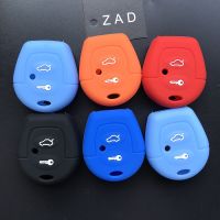 yonggax ZAD 2button silicone car Key Case cover For VW Sharan For Seat Ibiza Leon Toledo Mii Altea Cordoba Arosa Alhambra Exeo FR shell