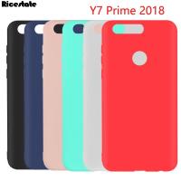 Case for Huawei Honor Y7 Prime 2018 Frosted Matte Case Huawei Y7 Pro 2018 Back Cover Protect Skin Silicon case