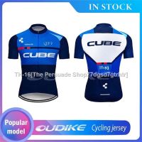 ▨ [In Stock]OUDIKE Cycling jersey CUBE Summer Mens Team Edition Cycling Jersey Short Sleeve Professional Edition Mountain Road Bike Cycling Jersey Sports Cycling Jersey