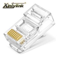 Xintylink ขั้วต่อ Rj45สายเคเบิลอีเทอร์เน็ต Rg Rj 45ปลั๊ก Cat5แจ็ค Cat5e เครือข่าย Unshielded Conector 8P8c หัวต่อ Lan