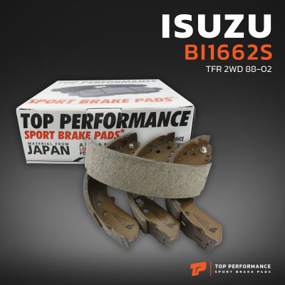 ก้ามเบรค หลัง ISUZU TFR 2WD 88-02 DRAGON EYE - TOP PERFORMANCE JAPAN BI 1662S - ผ้าเบรค ดรัมเบรค อีซูซุ มังกรทอง