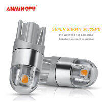 ANMINGPU 2Pcs T10ไฟLedสำหรับไฟรถยนต์เคลียร์ไฟอ่านหนังสือไฟโดมไฟตบแต่งภายในไฟสัญญาณW5W Led Canbus 3030SMD