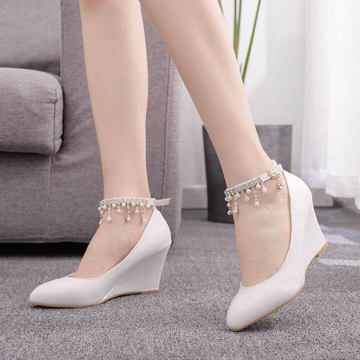 fashion-show-thin-high-heels-female-beaded-fringe-wedges-pedicure-with-leisure-shallow-single-shoe-buckles-tines-mouth