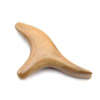 Wooden Body Foot Neck Relax Blood Circulation Massager triangular Spa Reflexology Massage Stick Tool