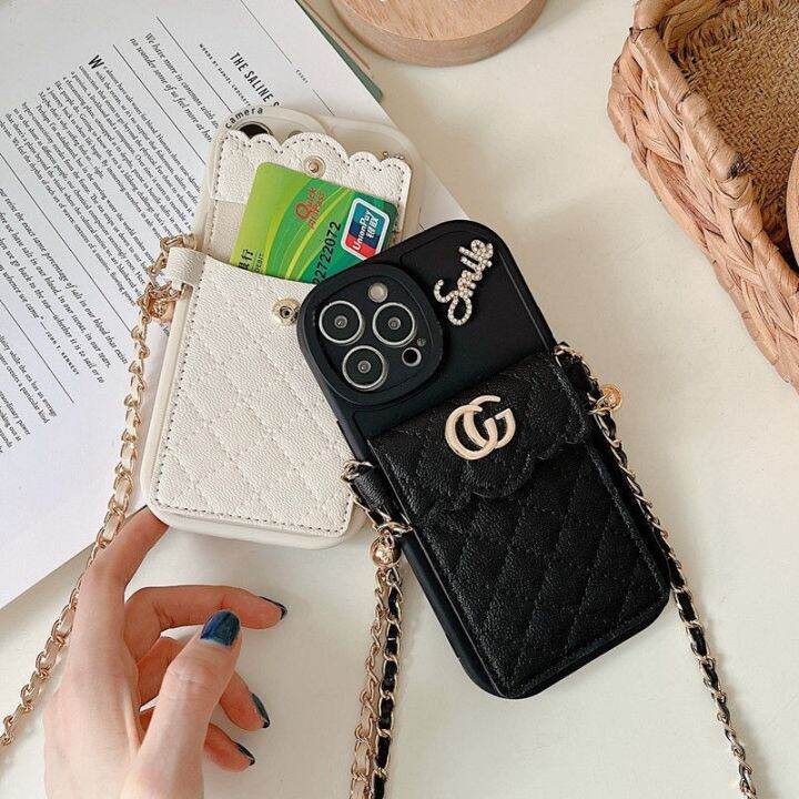 เคสโทรศัพท์มือถือ-พร้อมกระเป๋าสตางค์-และสายคล้อง-แบบพกพา-สําหรับ-iphone-14-13-12-max-xr-7-8-6-6s-plus-se-2020-13pro-12pro-14pro-11promax