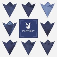 Playboy mens wedding pocket square suit handkerchief pocket square suit square handkerchief towel white chest scarf 〖WYUE〗