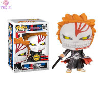 ของประดับรูปชุดคอสเพลย์ Kurosaki Ichigo ฟันโกะป็อบถ้วยชาของเล่นโมเดลตุ๊กตาภาพอนิเมะสำหรับแฟนๆของสะสมตกแต่งสำนักงานที่บ้าน