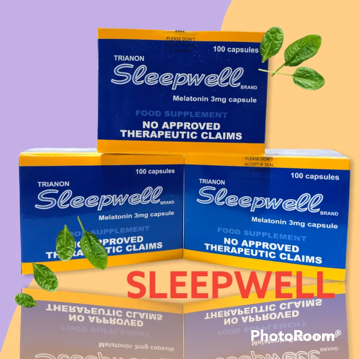 SLEEPWELL MELATONIN 3mg CAPSULE 100 CAPSULES Lazada PH