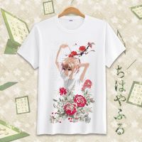 Japanese Anime Chihayafuru Cosplay T Shirt Cartoon Ayase Chihaya Printed T Shirt Women/Men Fashion Graphic Top Tee Costume