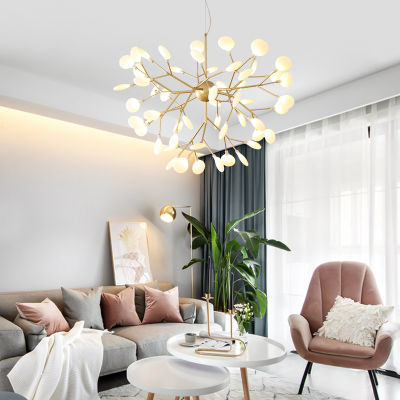 Modern firefly LED Chandeliers bedroom living room Lighting stylish tree branch decorative hanging lights lustre fixture