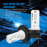 NOVSIGHT Fog Lights H7 Led H1 H3 80W 2000LM 6000K Car Lamps 12v Auto Headlight Car Accessories Headlamp Replace Bulb Headlight